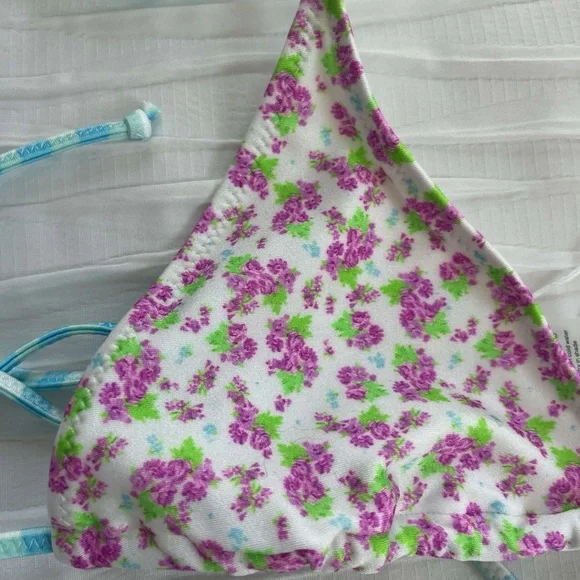 Bright Swimwear brand new self tie bikini in size medium (runs small) - Picture 2 of 2
